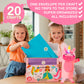 Craftikit 20 Award-Winning Princess & Unicorn Crafts for Kids Ages 3-10 Years, All-Inclusive Toddler Arts and Craft Kits for Kid