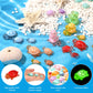 Lyreh 30Pcs Mini Resin Turtles, 3 Sizes Miniature Tiny Cute Figurines 10 Colors Glow In The Dark Micro Figures Small Resin Anima
