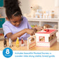 Melissa & Doug Take-Along Show-Horse Stable Play Set, 8 Toy Horses, Wooden Stable Box, Multi-color, 12.6 x 5.25 x 5.25