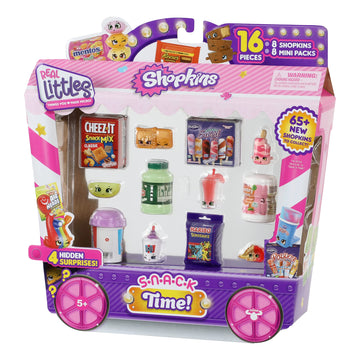Shopkins Real Littles Collector'S Pack | 8 Plus 8 Real Branded Mini Packs (16 Total Pieces). Style May Vary.