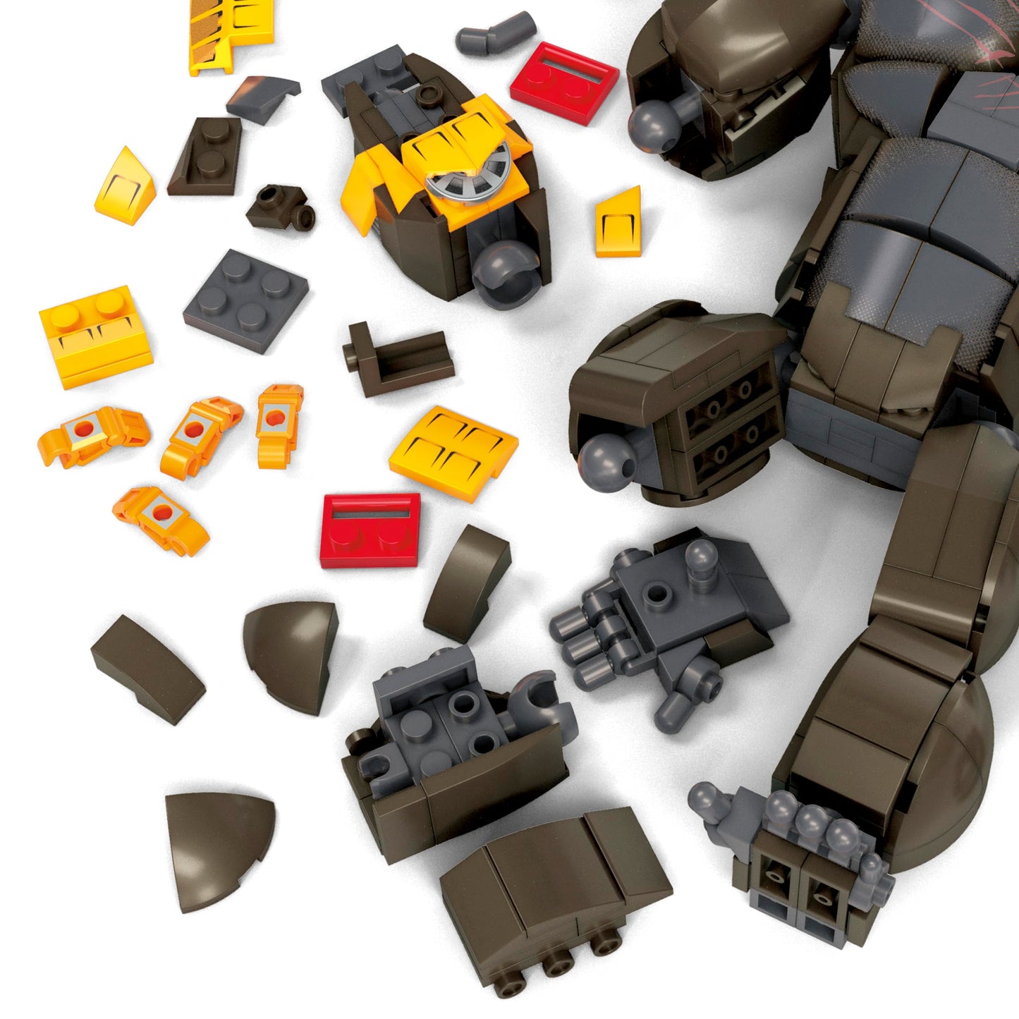 Mega Godzilla x Kong The New Empire Building Set Action Figure Kong with 541 Pieces and Accessories  12 Inches Long  for mature-themed Collectors