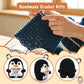 CryCarrot Teacher Appreciation Gifts Positive Crochet Penguin, Mini Funny Appreciation Thank You Teacher Gifts for Women Men End