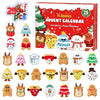 Emotional Plush Advent Calendar 2025 for Kids or Teens  with 25 PCS Mini Collectible Plushies  Stocking Stuffers  Unique Christmas Gift for for Kids  Teens & mature-themeds  Cute Plush Pals for Christmas Countdown