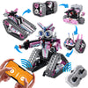 Amy&Benton Girls Remote Control Robot Building Kit Stem Pink Robot Kit With App For 7 8 9 10 11 12 Year Old Girls Birthday Gifts