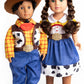 Little Adventures Cowgirl Doll Clothes With Hat (Doll Not Included) - Machine Washable Child Pretend Play And Party Doll Clothes With No Glitter