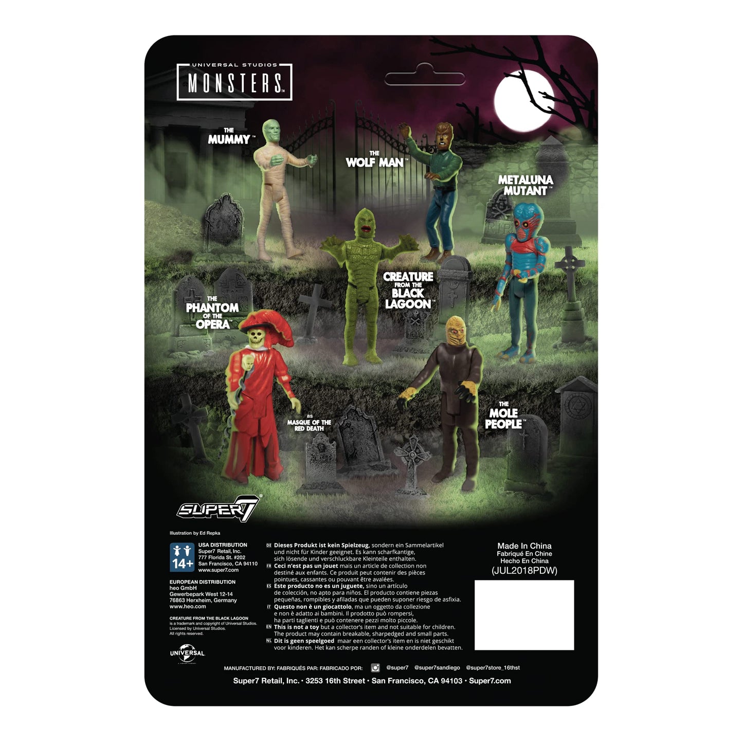 Super7 Universal Monsters Creature From The Black Lagoon - 3.75' Universal Monster Movies Action Figure Classic Movie Collectibles And Retro Toys