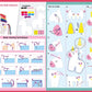 Avenir CH1620 Sewing Doll Unicorn, Mixed Colours