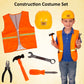 Tigerdoe Construction Costume For Kids - Construction Hat And Costume Vest - Dress Up Accessories For Children (3 Costume Sets - Construction, Swat And Fireman Costume)