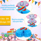 10 Pieces Carnival Party Decorations Circus Theme Party Decorations Carnival Centerpieces for Tables Cake Toppers Favors Supplie