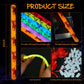 Meooeck 50 Pcs Halloween Glow Sticks Bulk Party Pack, Hanging Wands in 6 Design Bulk for Halloween Party Favors Supplies, Glow i