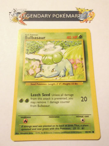 Bulbasaur - 44/102 - Common - Unlimited Edition