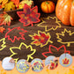 Chiisong 24 Sets Maple Crafts Kit DIY Tissue Paper Sign Crafts for Back to School Fall Harvest Thanksgiving Religious Christian