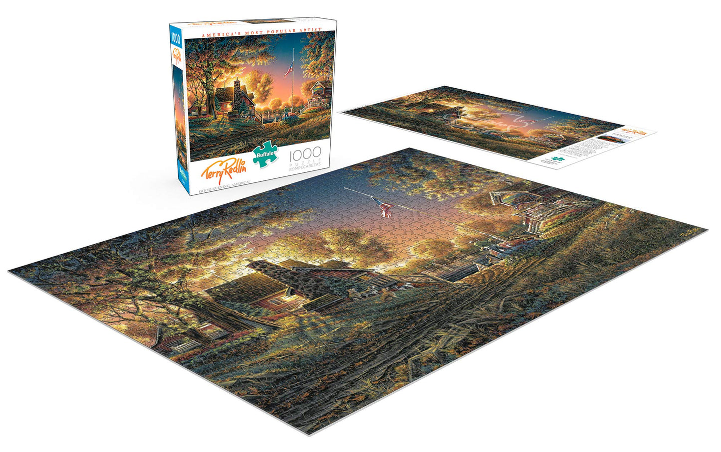 Buffalo Games - Terry Redlin - Good Evening  America! - 1000 Piece Jigsaw Puzzle