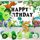 Ayearparty Dinosaur Backdrop for Boys Birthday Dino Themed Party Decorations Scales Photography Photo Studio Booth Banner Kids B