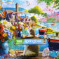 Springbok Crisp Morning 1000 Piece Jigsaw Puzzle For Adults And Families - Features A Cat Enjoying A Lakeside View - Finished Si