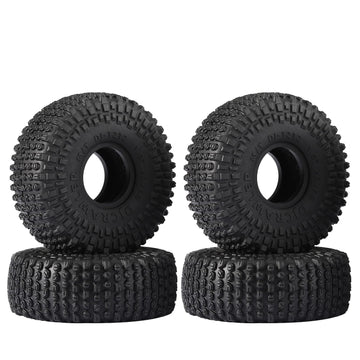 Djcrawler Super Soft Sticky 1.0 Wheel Tires Mud Stud Tires 68 * 25Mm For Trx4M 1/18 1/24 Rc Crawler Axial Scx24 Fms Fcx24 Rc Car