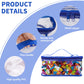 3 Packs Clear Toy Storage Bags- 9.4 X 6.7 X 4.3 Inch Transparent Pvc Toy Organizing Bags With Zipper- Waterproof Toy Storage Org