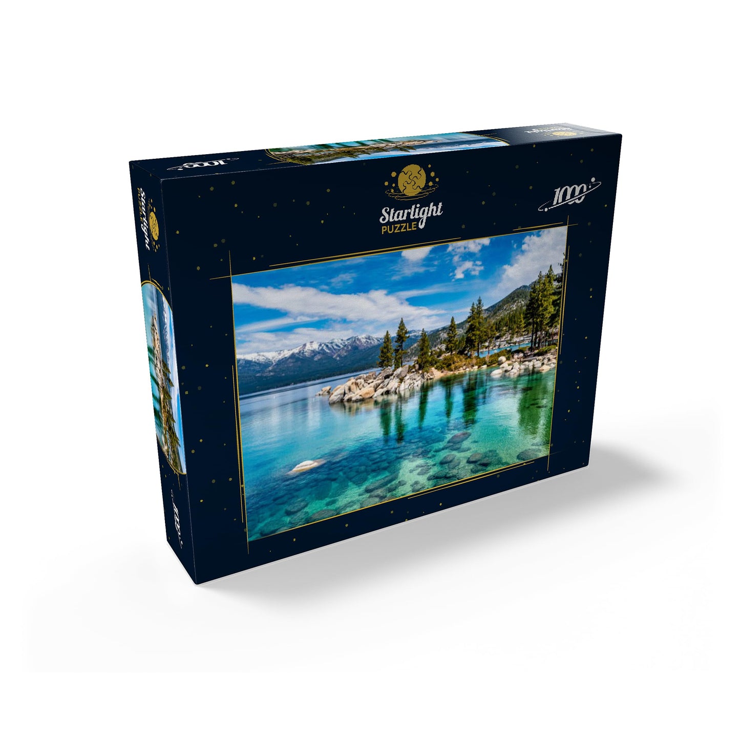 MyPuzzle The Beautiful Crystal Clear Waters of Lake Tahoe - enhanced 1000 Piece Jigsaw Puzzle for mature-themeds