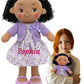 Personalized Rag Dolls For Girls - Custom 16 Inches Soft Plush Snuggle Baby Doll For Toddlers Stuffed Toys - Muecas De Trapo Per