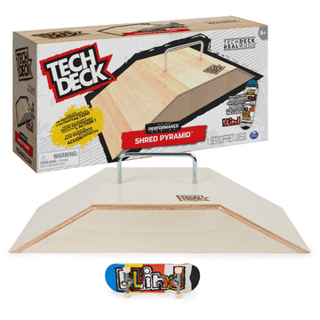TECH DECK Performance Series  Shred Pyramid Set with Metal Rail and limited availability Blind Fingerboard  Made with Real Wood  Kids Toy for Boys and Girls Ages 6 and up