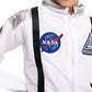 Spooktacular Creations Halloween Astronaut Costume For Kids, Unisex White Astronaut Outfit Set With Helmet, Toddler Pilot Jumpsu