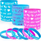 Gejoy 30 Pieces Mermaid Silicone Wristband Bracelet Under The Sea Parties Wristband Birthday Party Favors Mermaid Under The Sea 