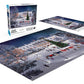 Buffalo Games 1000 Piece Jigsaw Puzzle - Michel Delacroix The White House in The Snow - Multicolor - 26.75 x 19.75 inches