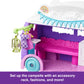 Polly Pocket Doll & Pet Playset, Travel Toy With Camping & Food Accessories, Glamping Camper Van