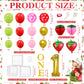 100 Pcs Strawberry 1St Birthday Party Decorations Berry First Birthday Decor For Girls Strawberry Theme Sweet One Birthday Party