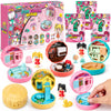 ESAG 12 Pack Micro Dolls & Playset with Blind Bags, Compact Miniature Playset with Pretend Play Accessories (4 Styles), Party Fa