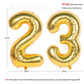 40 Inch Gold Number Balloons Helium Foil Mylar Balloon Birthday Party Banquet Decoration 23