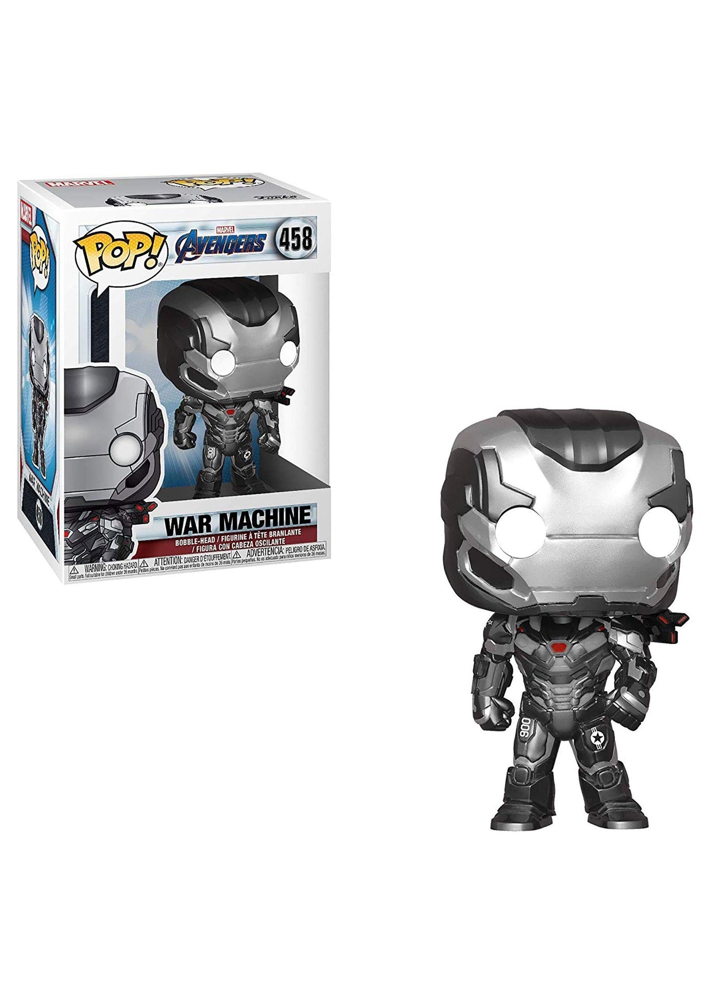 Funko Pop!: Avengers Endgame: War Machine, Multi - Collectible Vinyl Figure - Gift Idea - Official Merchandise - For Kids & Adults - Movies Fans - Model Figure For Collectors And Display
