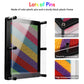 Xsltkby 3D Pin Art Board Toy - Large Size Desk Toy Sculpture For Children Adults 6 X 8 Inches (Colorful Plastic)