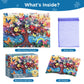 Jigsaw Puzzles 300 Pieces for mature-themeds Butterfly Puzzle 300 Piece Puzzle for mature-themeds Recycled Cardboard Puzzles for mature-themeds Kids Tree Jigsaw Puzzle Games Family Activity Great Gift 20.5x15 in