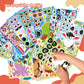 24 Pcs Make A Face Stickers For Kids - Make Your Own Stickers Animal Mix And Match Sticker Sheets With Safaris, Sea And Farm Ani