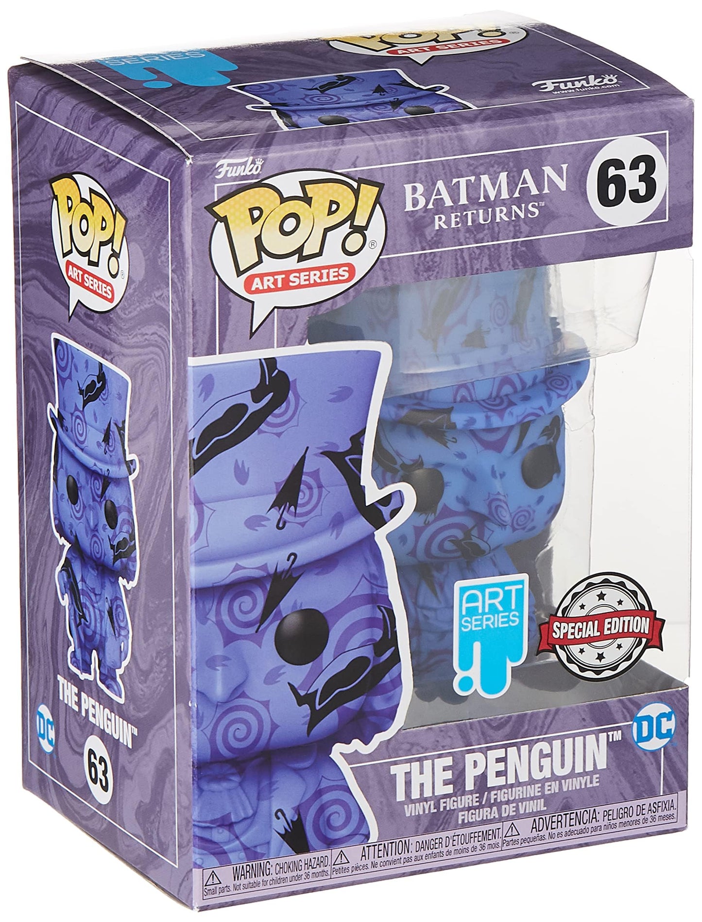 Funko Dc Comics Figurine Pop! Artist Series Vinyl Penguin 9 Cm