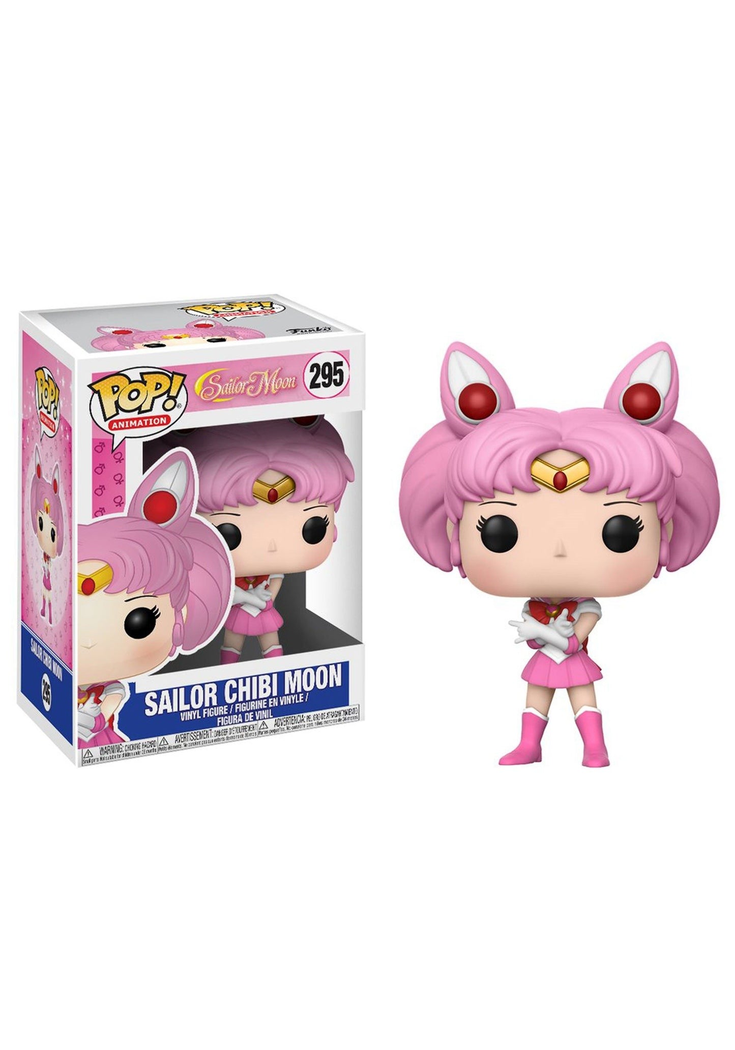 Funko 13753-Px-1U3 Pop Anime: Sailor Moon - Chibi Moon Collectible Vinyl Figure, Standard, Pink