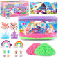 Plunack Unicorn Terrarium Light Up Kit for Girls - Birthday Gifts, Christmas Toy for Girls Age 4-5-6-7-8-11, DIY LED Night Light
