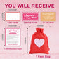 Valentine's Day Pass The Bag Game Kit  44 Tip Cards & 1 Pass Bag  Funny Party Game For teenager & mature-themed  Gathering Prize Game  Group Activity  Party Supplies -(RedA02)