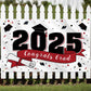 LASKYER 2025 Congrats Grad Graduation Party Decorations - Class of 2025 Large Hanging Photoprop Backdrop Banner,2025 Gard Sign D