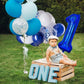 Number 1 Balloon 40 Inch, Dark Blue Big Number Balloon, Giant Foil 1 Balloons Number, Helium 1St Birthday Balloons For Kids Boys