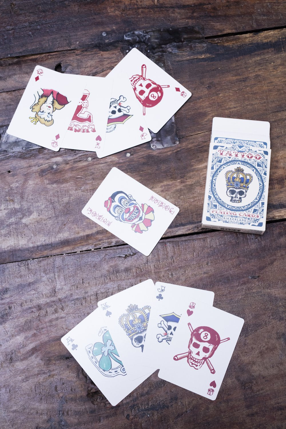 Kikkerland Tattoo Playing Cards