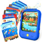 Kids Learning Tablet Educational Learning Pad For Toddlers 2-5 To Learn Alphabets, Numbers, Foods, Time, Music, Vehicles,Jurassic Park, Tablet Toy For Toddlers Ages 2 3 4 5 6 Years Old