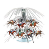 Beistle Horse Racing Mini Cascade Centerpiece, 7.5", Multicolor Plastic Decoration, Model 59950