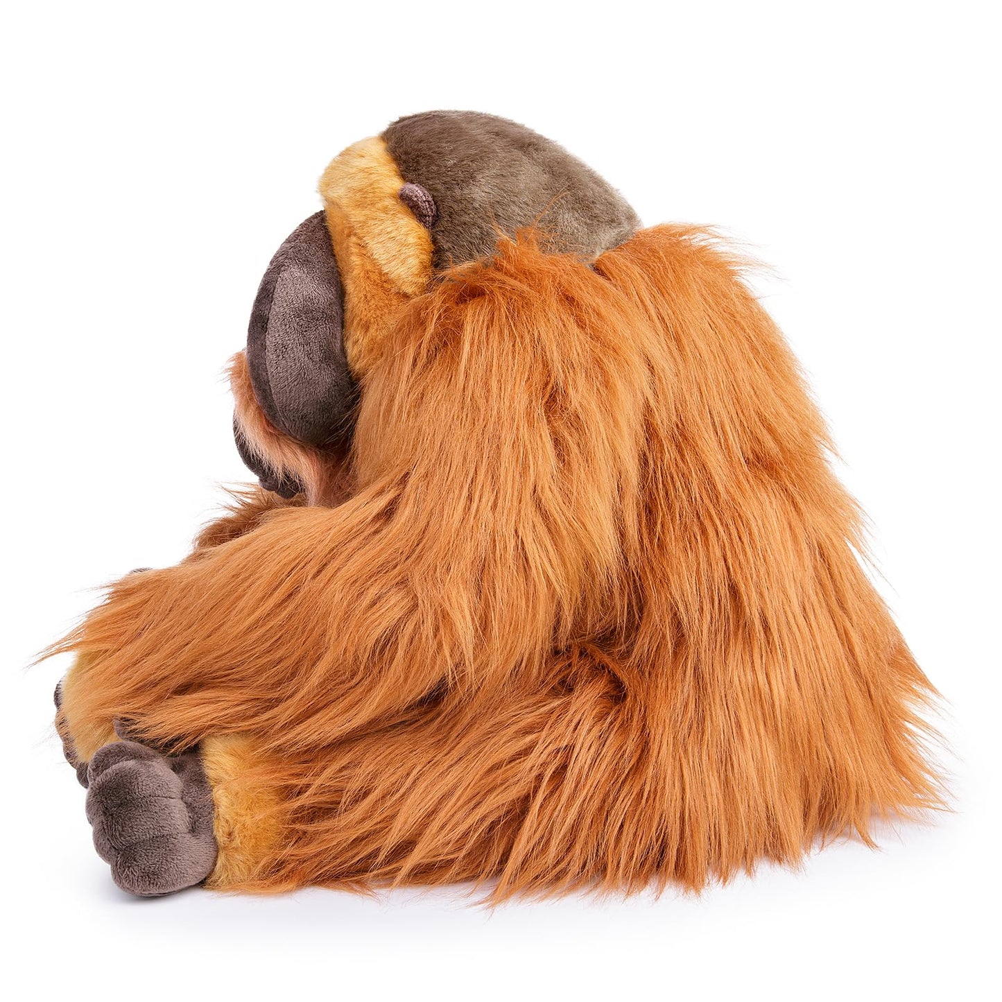 Zhongxin Made Orangutan Plush Toy, Realistic Orangutan Stuffed Animals 21In, Unique Forest Plushie Toys Model Dolls Collection F