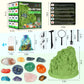 Gemstone Dig Kit (Unique Shape),Great STEM Science Kit for Kids- Excavate Your Own 12 Real Gemstones,Educational DIY Toys,Gem Di