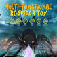 DEERC Remote Control Spider Robot - Black Widow Toy with Spray & Lights, Model DE80-UK4, Perfect for Halloween & Kids' Parties
