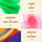 Colovis Square Dance Scarves - 24 Pcs Silk Juggling Scarves, 24x24 Inches, 12 Colors, Model 826-dc-3