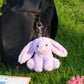 Apricot Lamb Cute Toys Plush Purple Bunny Rabbit Stuffed Animal Soft Keychain For Kids Bag, Purse, Backpack, Handbag (Purple Bunny，4.7 Inches)
