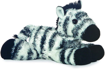 Aurora 31289, 16609, 16607 Jungle Animals - Elephant, Giraffe, And Zebra Bundle Of 3 Plush, Multi-Color